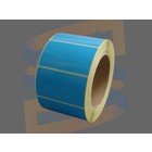 Zebra Etiketten, Direct Thermisch, 70mm x 40mm, Permanent, Kern 76mm, Blauw, rol à 1.000 stuks