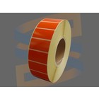 Paperlabel 51x25mm oranje, rol à 5.180 etiketten