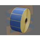 Paperlabels Blauw, 51x25mm, rol 2.500 etiketten
