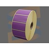 Compatible Zebra Etiketten, Paperlabels Gecoat, 51mm x 25mm, Permanent, Kern 25mm, Paars, rol à 2.500 stuks
