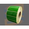 Compatible Zebra Etiketten, Direct Thermisch Gecoat, 102mm x 38mm, Permanent, Kern 76mm, Groen, rol à 3.560 stuks