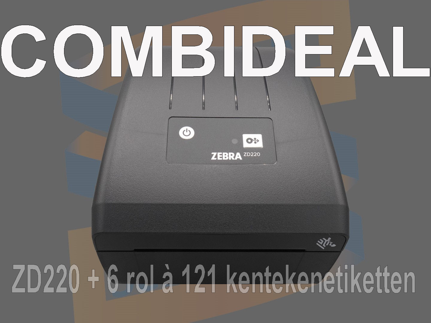 Zebra ZD220 direct thermal USB kentekenprinter (ZD22042-D0EG00EZ)