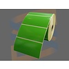 Etiket 102x51mm Groen, direct thermal voor Citizen met een perforatie tussen ieder etiket, rol à 1.370 etiketten