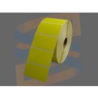 Citizen Etiketten, Direct Thermisch, 57mm x 32mm, Permanent, Kern 25mm, Geel, rol à 2.100 stuks
