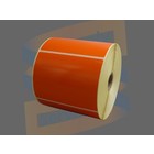 Oranje etiket Bixolon 102x76mm, rol 930 etiketten