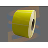 Compatible Zebra Etiketten, Direct Thermisch Gecoat, 102mm x 76mm, Permanent, Kern 76mm, Geel, rol à 1.850 stuks