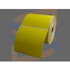 Citizen Etiketten, Direct Thermisch, 102mm x 102mm, Permanent, Kern 25mm, Geel, rol à 700 stuks