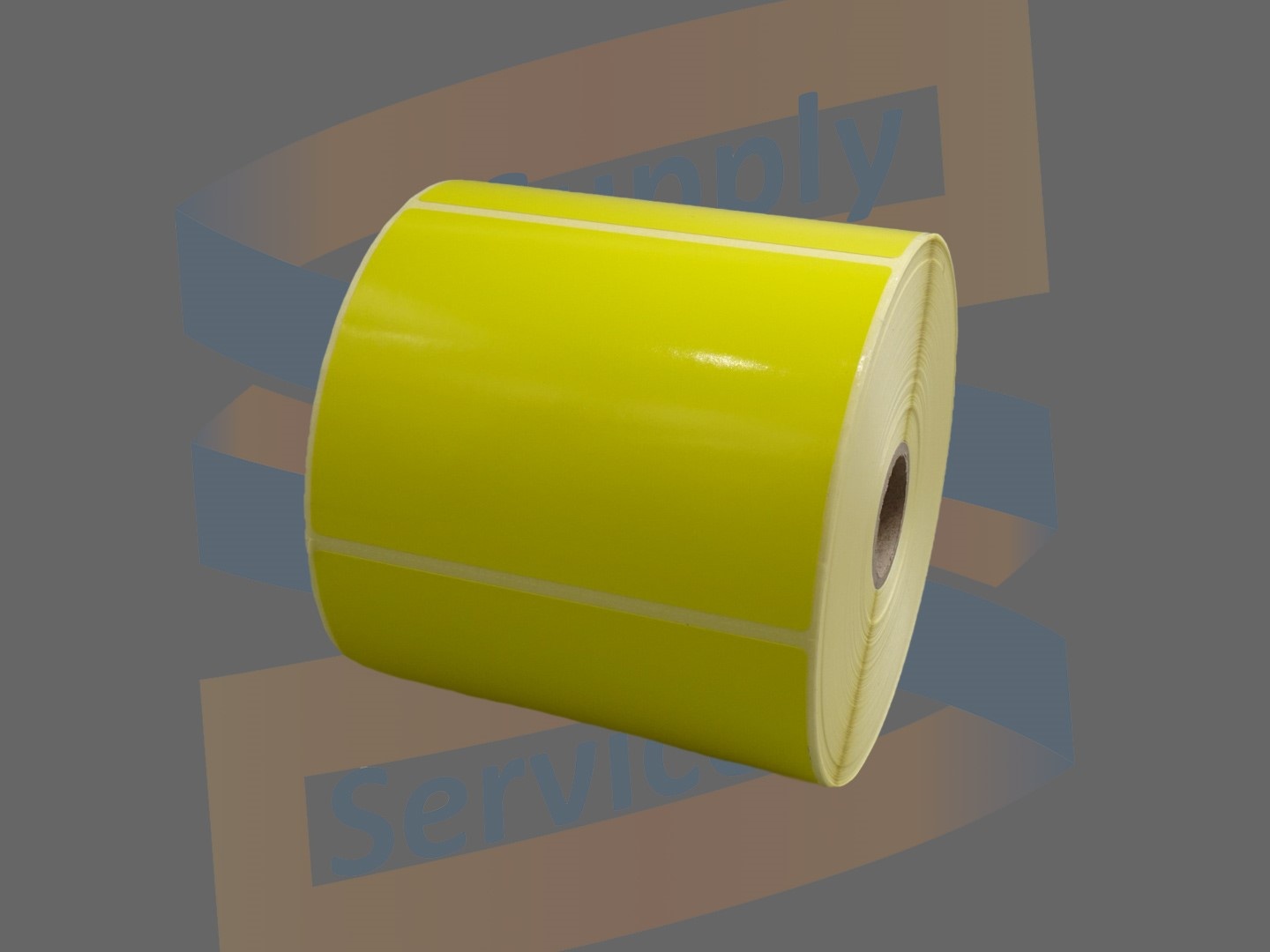 Godex Etiketten, Direct Thermisch, 102mm x 76mm, Permanent, Kern 25mm, Geel, rol à 930 stuks