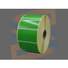 Zebra Etiketten, Direct Thermisch, 57mm x 32mm, Permanent, Kern 25mm, Groen, rol à 2.100 stuks