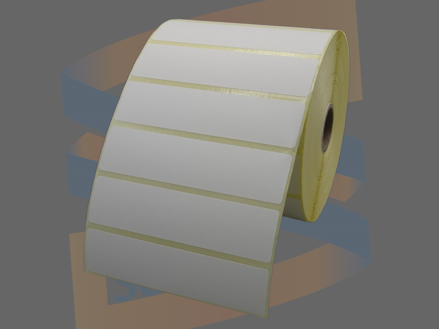 Zebra Etiketten, Paperlabels, 102mm x 25mm, Permanent, Kern 25mm, rol à 2.580 stuks