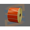 Compatible Bixolon Etiketten, Direct Thermisch Gecoat, 76mm x 25mm, Permanent, Kern 25mm, Oranje, rol à 2.580 stuks