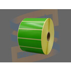 Godex Etiketten, Direct Thermisch, 76mm x 25mm, Permanent, Kern 25mm, Groen, rol à 2.580 stuks