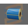 Compatible Zebra Etiketten, Paperlabels Gecoat, 100mm x 40mm, Permanent, Kern 45mm, Blauw, rol à 850 stuks