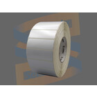 Zebra (880380-025) Etiketten, Kunststof, 76mm x 25mm, Permanent, Kern 76mm, Zilver, rol à 5.180 stuks