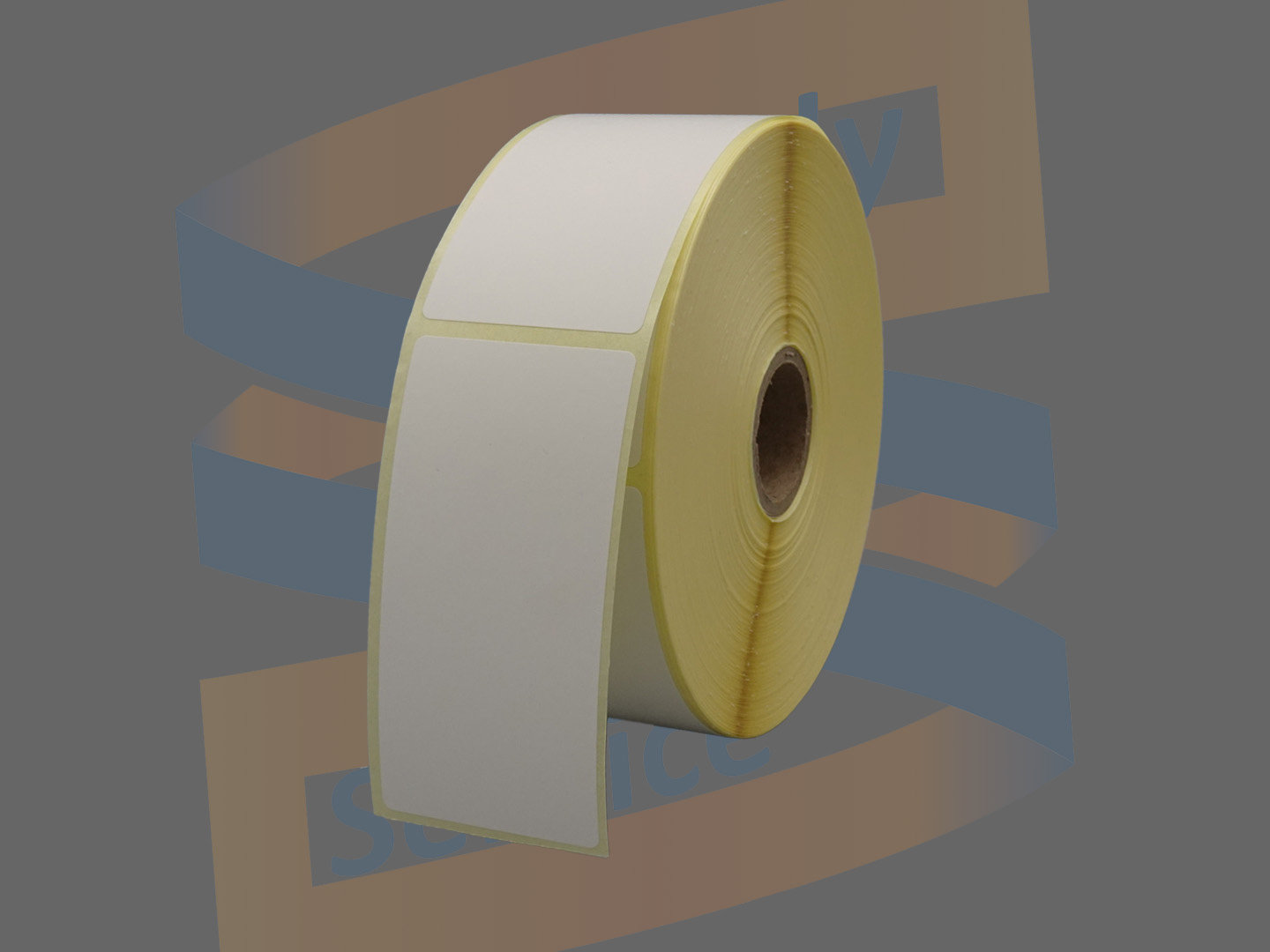 Compatible Etiketten, Direct Thermisch Gecoat, 40mm x 80mm, Removable, Kern 25mm, rol à 870 stuks