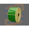 Compatible Etiketten, Direct Thermisch Gecoat, 57mm x 51mm, Permanent, Kern 25mm, Groen, rol à 1.370 stuks