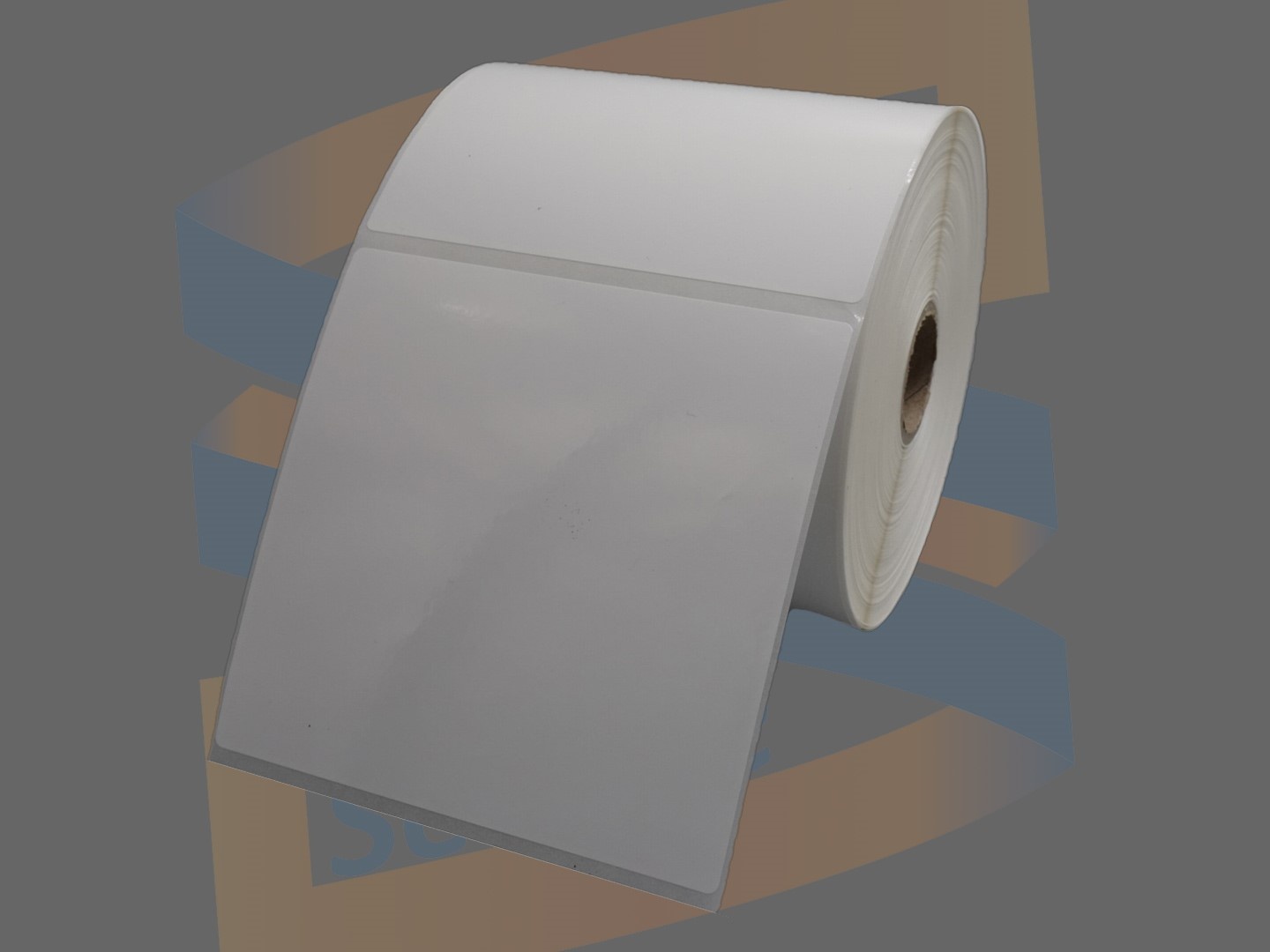 Compatible Etiketten, Kunststof, 102mm x 102mm, Removable, Kern 25mm, rol à 750 stuks