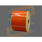 Etiketten, Direct Thermisch, 76mm x 51mm, Permanent, Kern 25mm, Oranje, rol à 1.370 stuks