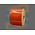Etiketten, Direct Thermisch, 76mm x 51mm, Permanent, Kern 25mm, Oranje, rol à 1.370 stuks