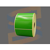 Compatible Etiketten, Direct Thermisch Gecoat, 76mm x 51mm, Permanent, Kern 25mm, Groen, rol à 1.370 stuks