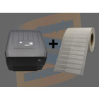 ZD220T Labelprinter + Juweliersetiketten punt naar links (combideal)