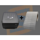 ZD220T Labelprinter + Juweliersetiketten punt naar rechts (combideal)