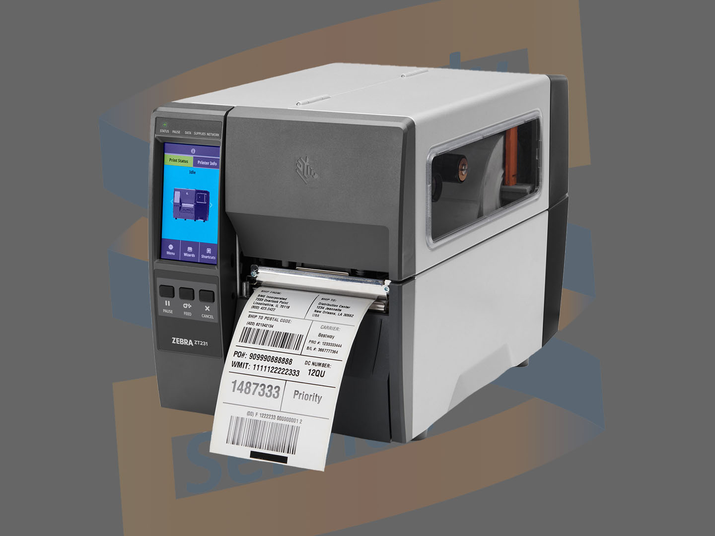 Zebra ZT231 printer (USB+Ethernet)