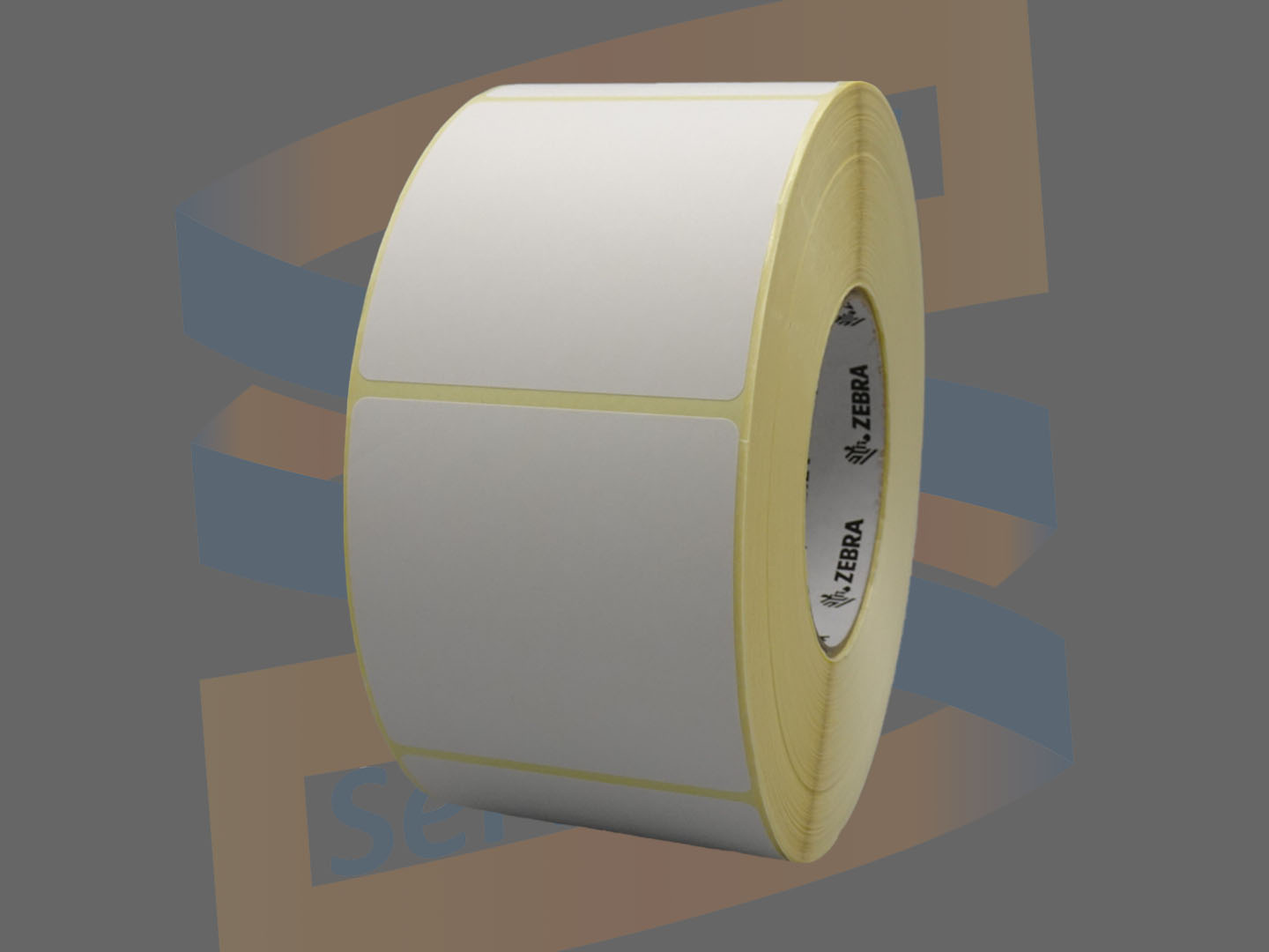 Zebra (76522) Etiketten, Paperlabels, 76mm x 76mm, Permanent, Kern 76mm, rol à 1.890 stuks