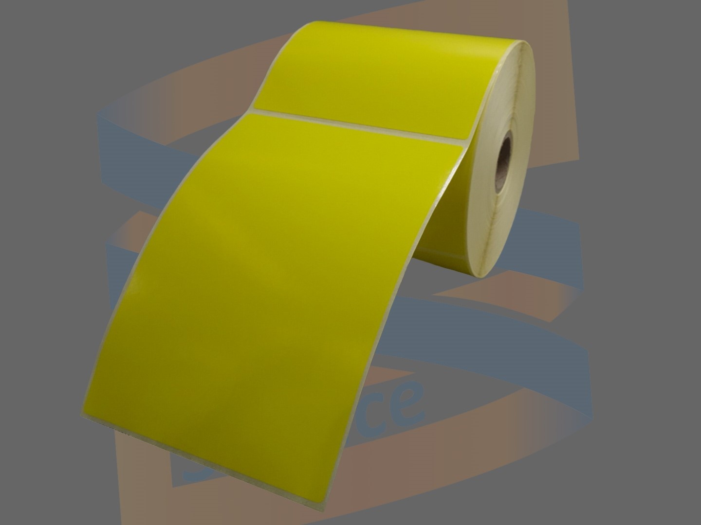 Compatible Zebra Etiketten, Direct Thermisch Gecoat, 102mm x 152mm, Removable, Kern 25mm, Geel, rol à 475 stuks - Copy