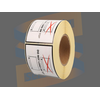 Waarschuwingsetiket Do not load on top, Paperlabels Gecoat, 100mm x 100mm, Permanent, Kern 76mm, rol à 1.000 stuks