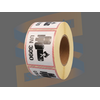 Waarschuwingsetiket UN 3090 Lithium Batterijen, Paperlabels Gecoat, 100mm x 100mm, Permanent, Kern 76mm, rol à 1.000 stuks