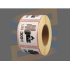 Waarschuwingsetiket UN 3091 Lithium Batterijen, Paperlabels Gecoat, 100mm x 100mm, Permanent, Kern 76mm, rol à 1.000 stuks