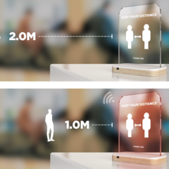 Aura Aware: de slimme afstand bewaker (incl Power supply)