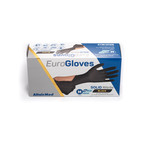 Eurogloves EuroGloves - Solid Poedervrij wegwerphandschoenen nitril zwart