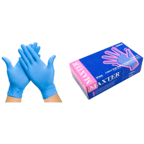 Maxter Maxter - Nitrile Blue Poedervrij handschoenen