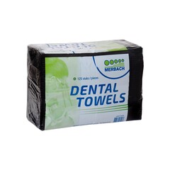 Merbach Merbach Dental Towels Zwart - 125 stuks