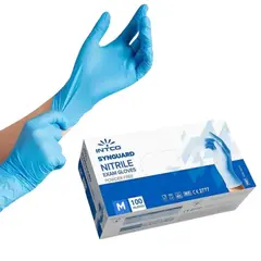 Incto Synguard Intco Synguard - Poedervrij Nitrile Wegwerphandschoenen - Blauw