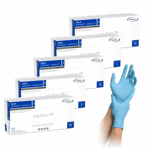 Maimed Maimed - Nitrile Solution Blue - 200 handschoenen per doosje