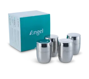 Angel Juicer Angel Juicer Inox Gobelets à Jus Détox (4 Gobelets)