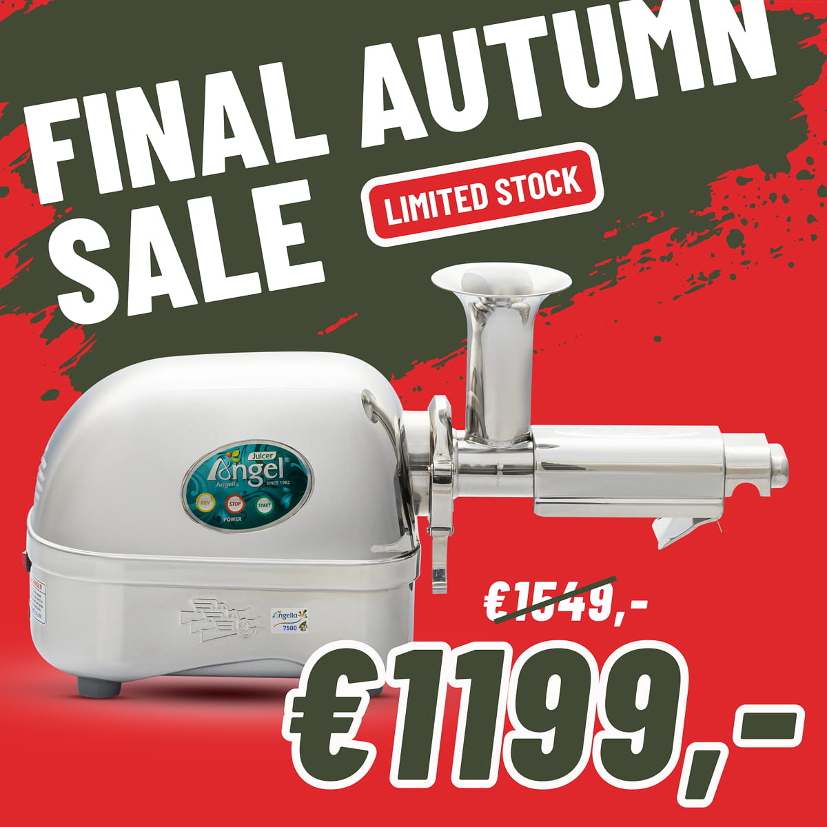 Angel Juicer 7500 - Angel Juicer 5500, 7500 & 8500 S | Slowjuicers