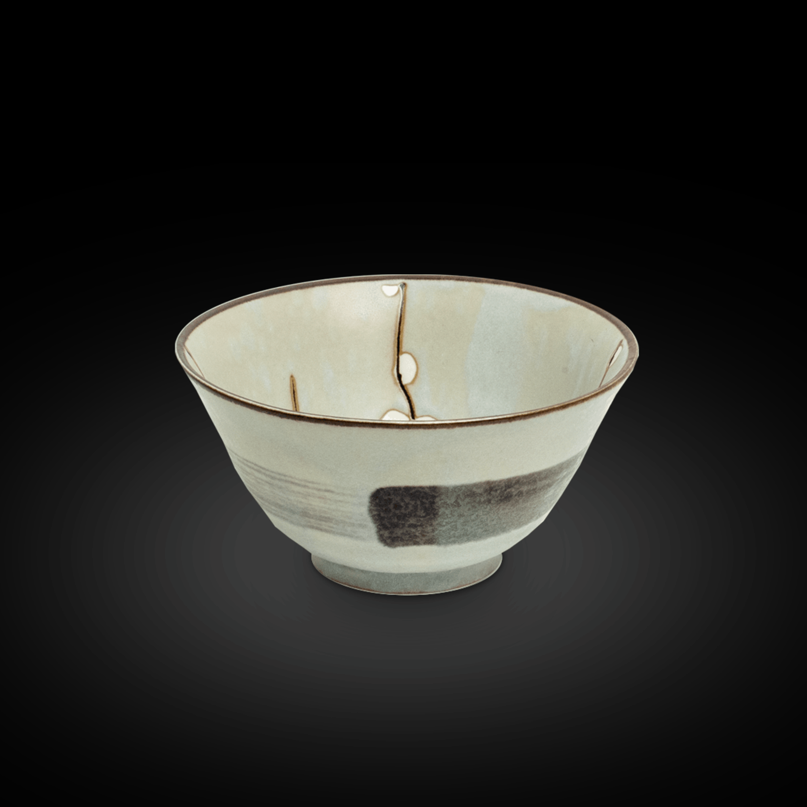 Edo Japan Bowl 'Hana light green' Ø13,2