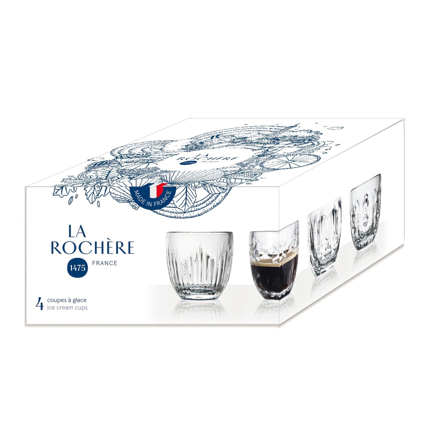 La Rochère La Rochere set espressoglaasjes, 10cl.