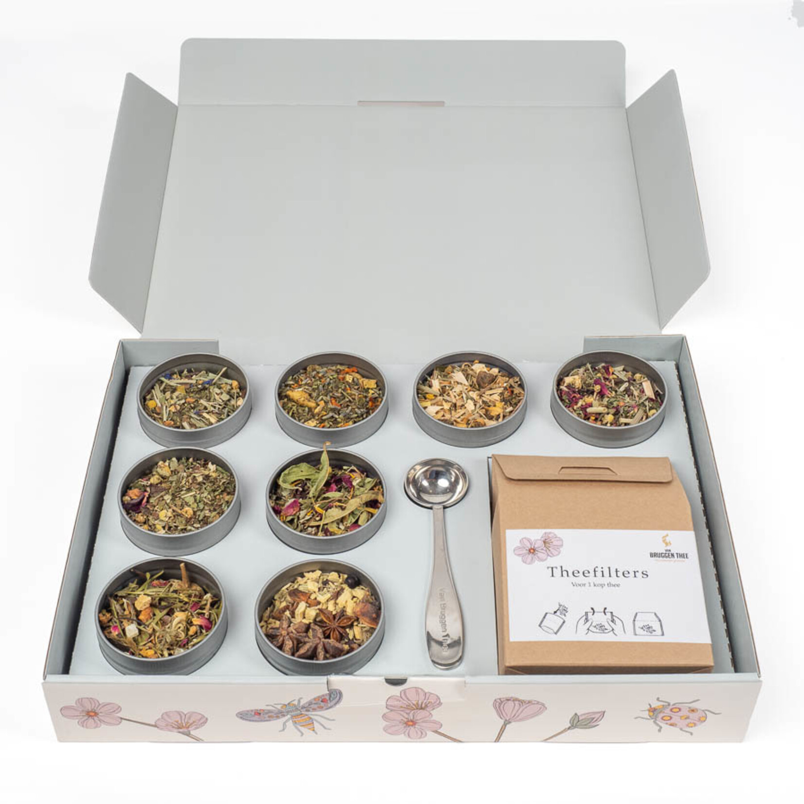 Tea-rific Theeproeverij cadeaubox mix van designs