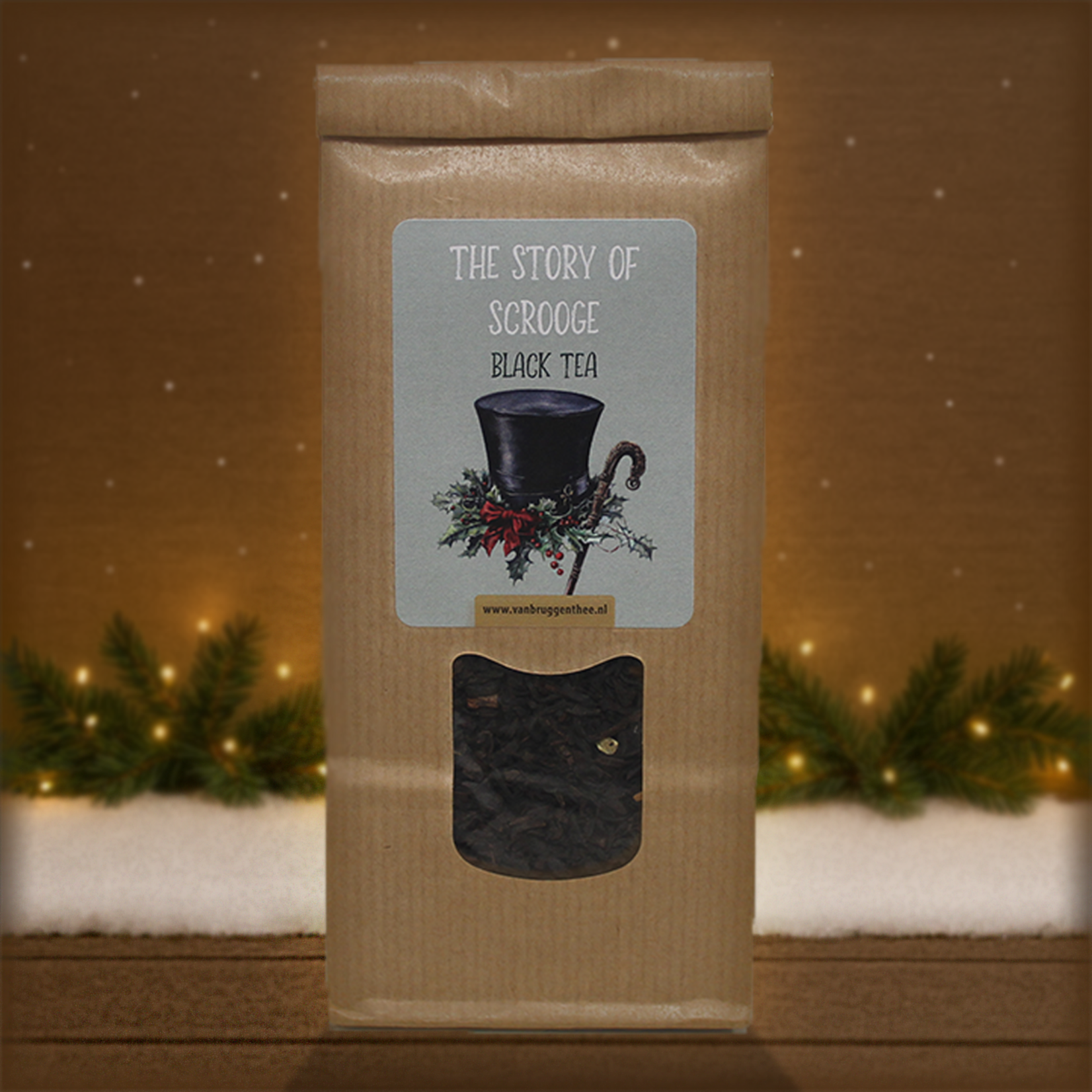 van Bruggen Thee The story of scrooge zwarte thee
