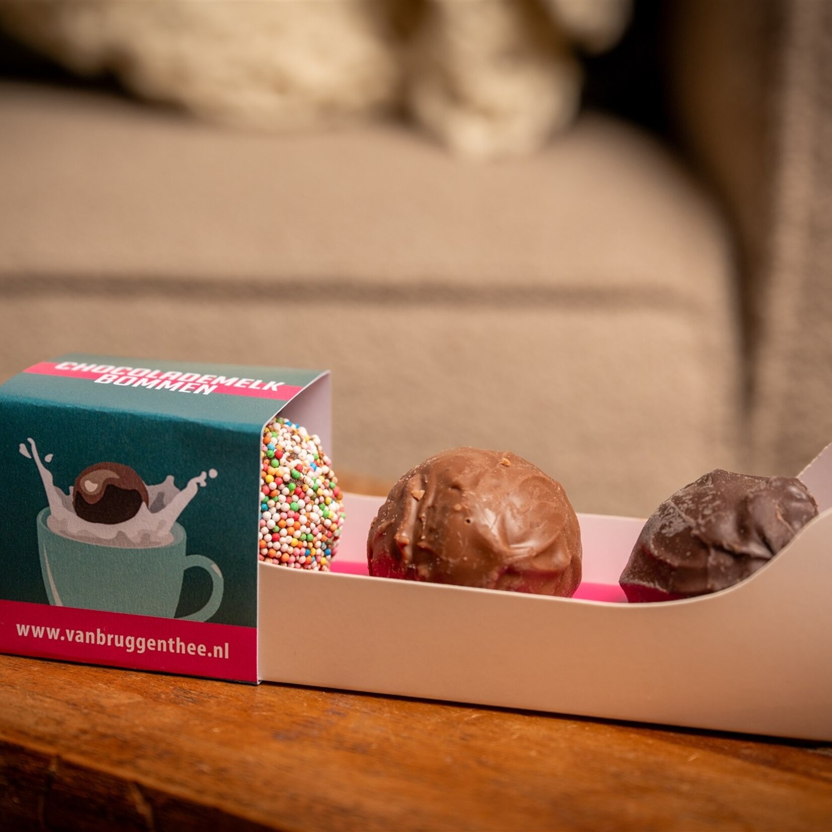 Chocoladebommen mix van 3 stuks