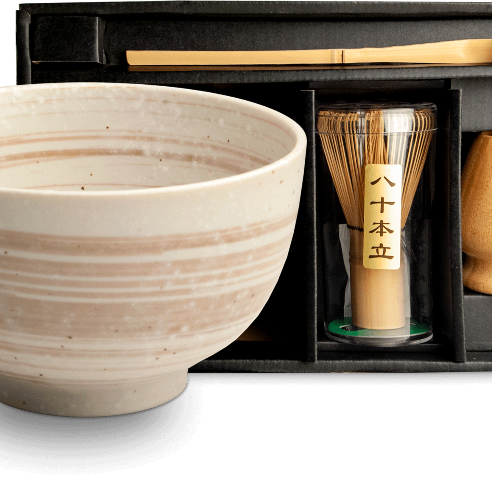 Edo Japan Matcha set 4-delig Hakemekobiki