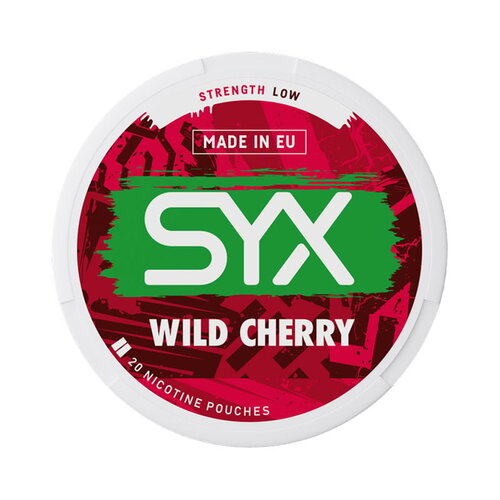 SYX SYX Wild Cherry Low | Sachets de nicotine premium SYX SYX Wild Cherry Low | Sachets de nicotine premium