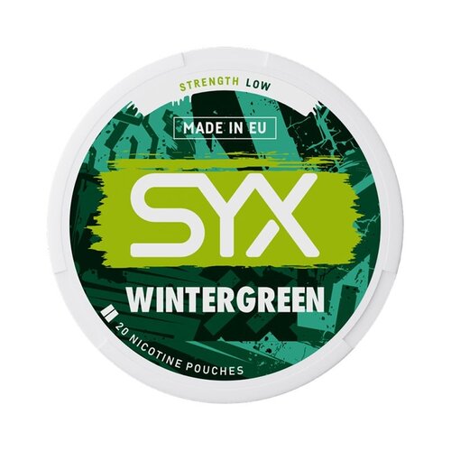 SYX SYX Wintergreen Low | Sachets de nicotine premium SYX SYX Wintergreen Low | Sachets de nicotine premium
