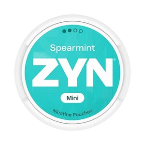 ZYN ZYN Spearmint Mini Normal ZYN ZYN Spearmint Mini Normal