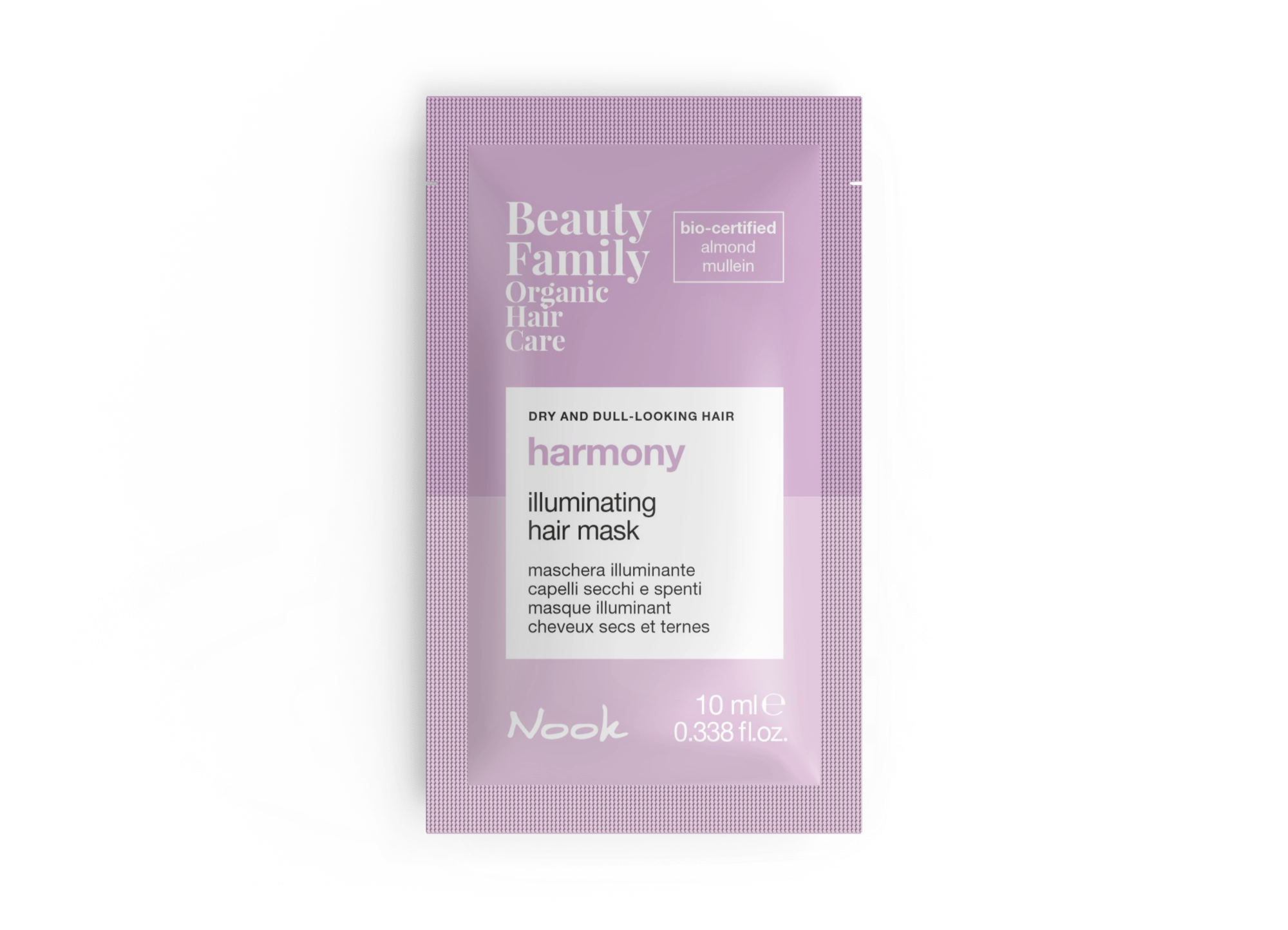Nook Beauty Family Harmony Verhelderend haarmasker voor droog en dof uitziend haar